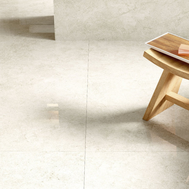 Babilon Artic Glossy 90x90cm, porcelain tile at Irwin Tiles