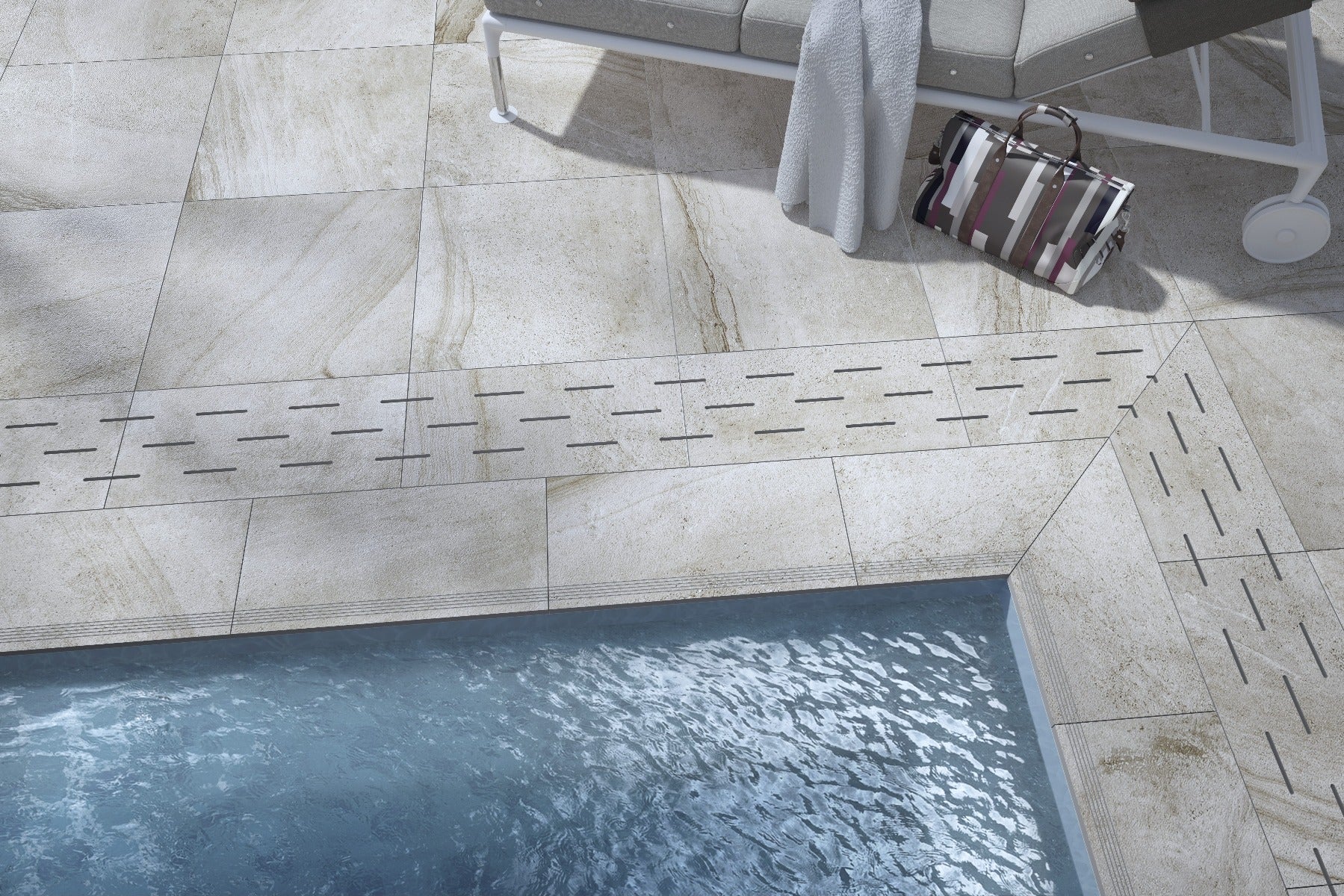 Class Beige 60 x 60 x 2cm, paving from Irwin Tiles, Co. Monaghan