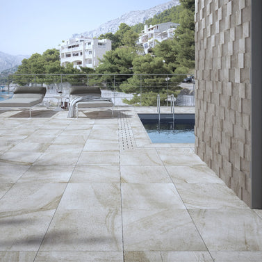 Class Beige 60 x 60 x 2cm, paving at Irwin Tiles