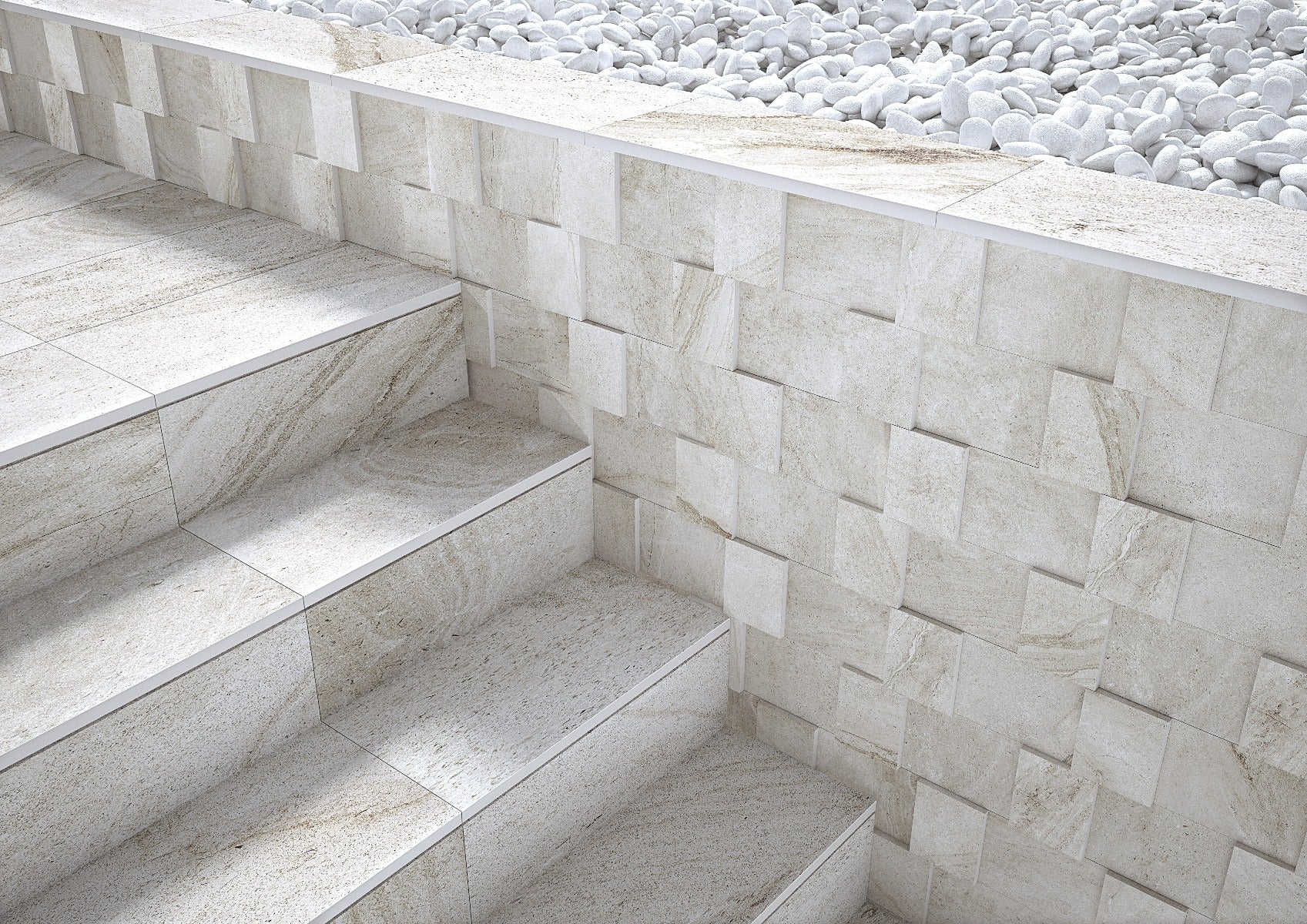 Class Beige 60 x 60 x 2cm, matt porcelain paving for patios, paths and outdoor areas at Irwin Tiles