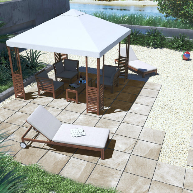 Class Beige 60 x 60 x 2cm, matt paving at Irwin Tiles