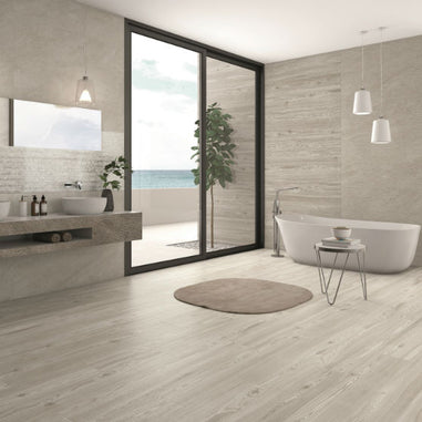 Dreamwood Zinc Wood Effect 20x120cm, porcelain tile at Irwin Tiles