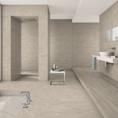Dreamstone Zinc Mosaic 30 x 30cm, tile at Irwin Tiles