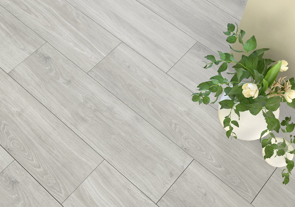 Elian Cenzia Wood Effect 20 x 75cm, grey matt tile at Irwin Tiles