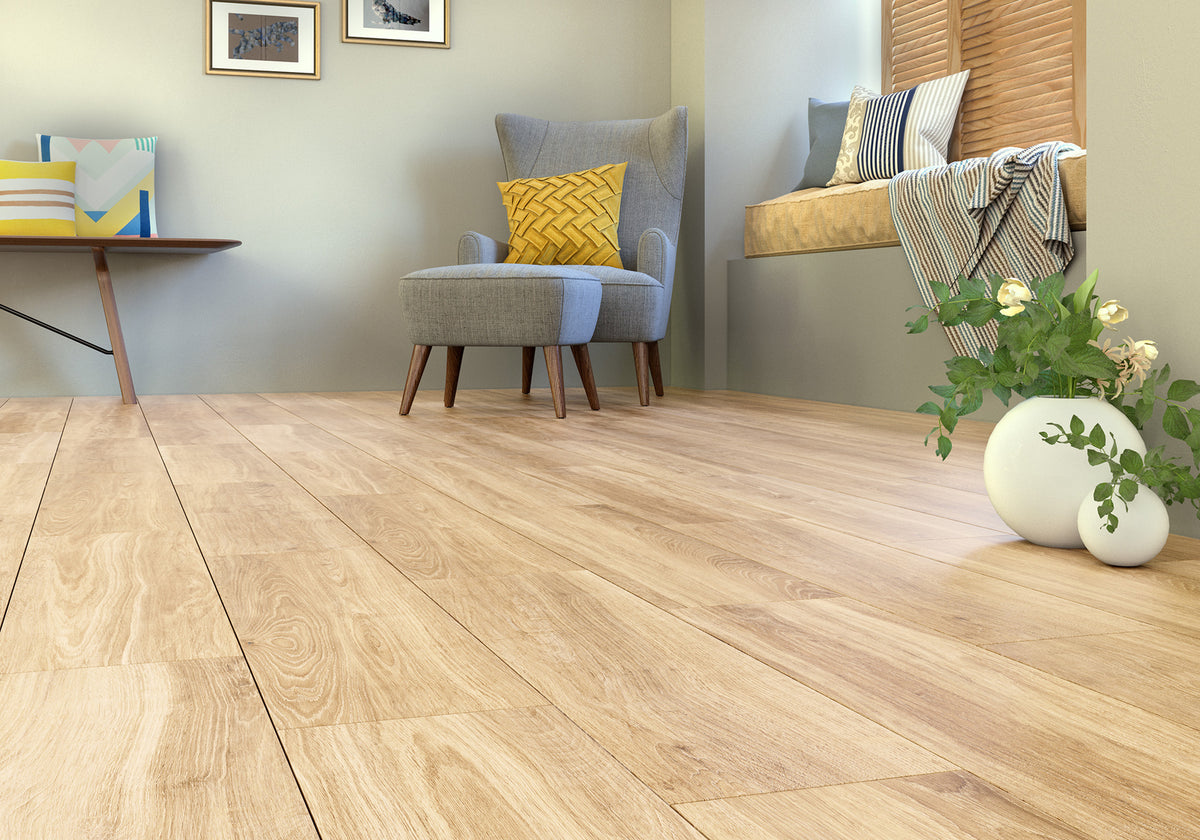Elian Heya Wood Effect 20 x 75cm, brown matt tile at Irwin Tiles