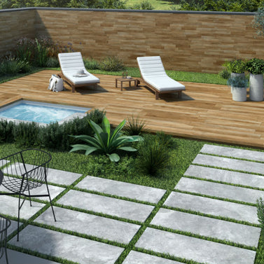 Ardesie Grey 40 x 120 x 2cm, porcelain paving at Irwin Tiles