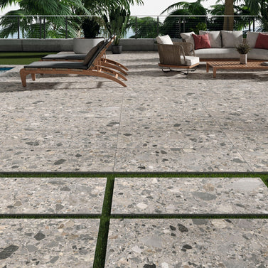 Inlay Natural 60x120 x 2cm 20mm Outdoor Porcelain, matt paving at Irwin Tiles