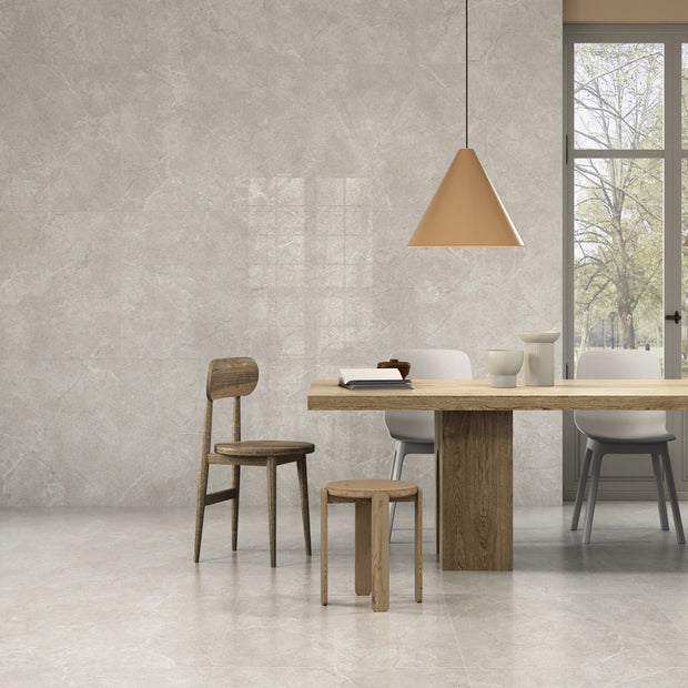 Kenia Beige Lappatto 80x80cm, semi-gloss tile at Irwin Tiles