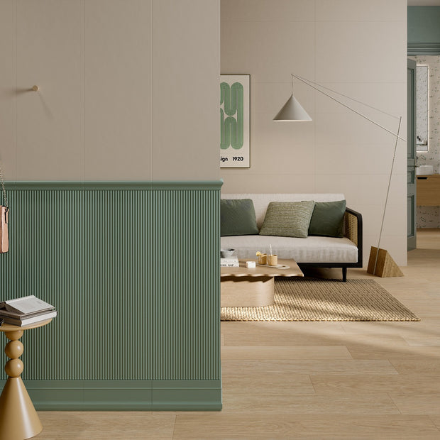 Brio Shangai Menta 33.3x100cm, tile at Irwin Tiles