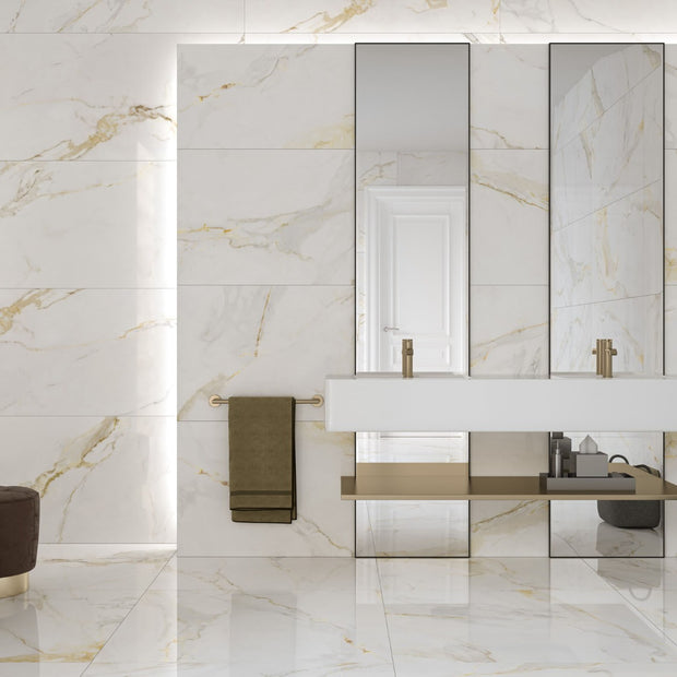 Marshall Gold 60 x 60cm, porcelain tile at Irwin Tiles