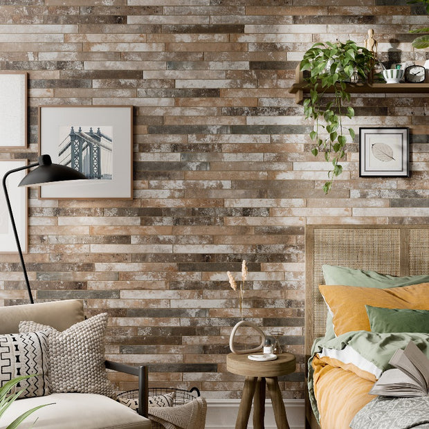 Harlem Multicolour Brick 4.8x45cm, porcelain tile at Irwin Tiles