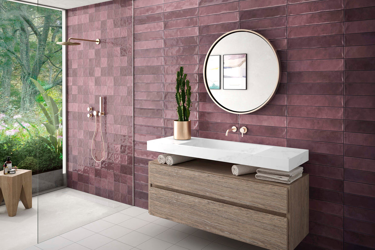 Omega Burdeos 10.7 x 53cm, tile at Irwin Tiles
