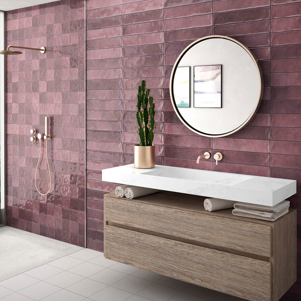 Omega Burdeos 10.7 x 53cm, tile at Irwin Tiles