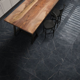 Prestige Laurent 60 x 120cm, black tile from Irwin Tiles, Co. Monaghan