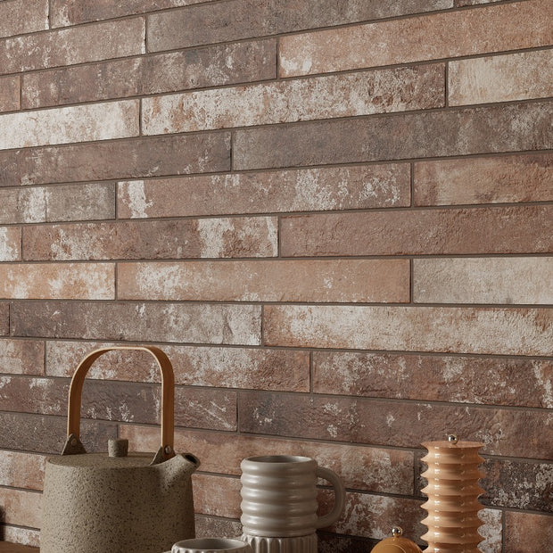 Harlem Red Brick 4.8x45cm, porcelain tile at Irwin Tiles