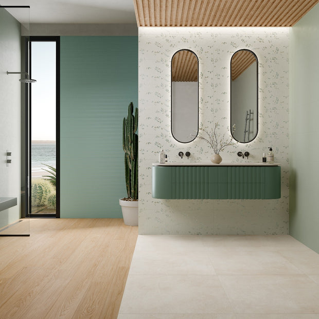 Brio Soffio Pastel 33.3x100cm, multi-colour wall tile at Irwin Tiles