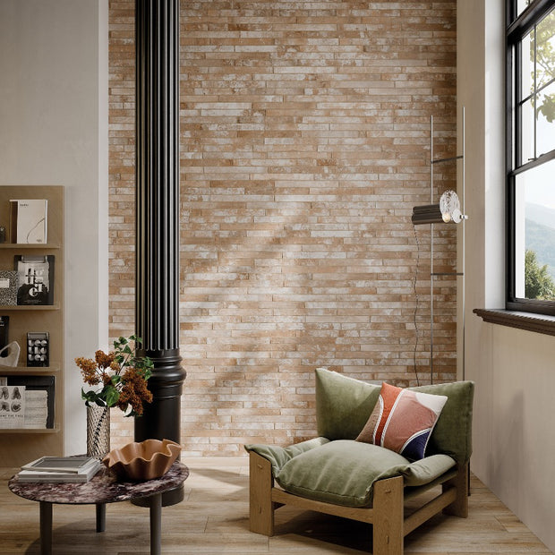 Harlem Sand Brick 4.8x45cm, porcelain tile at Irwin Tiles