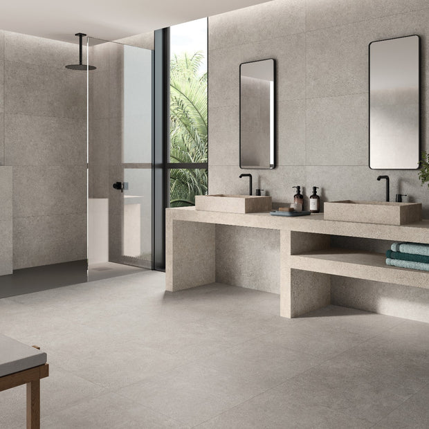 Kreta Grey Matte 100x100cm, tile at Irwin Tiles