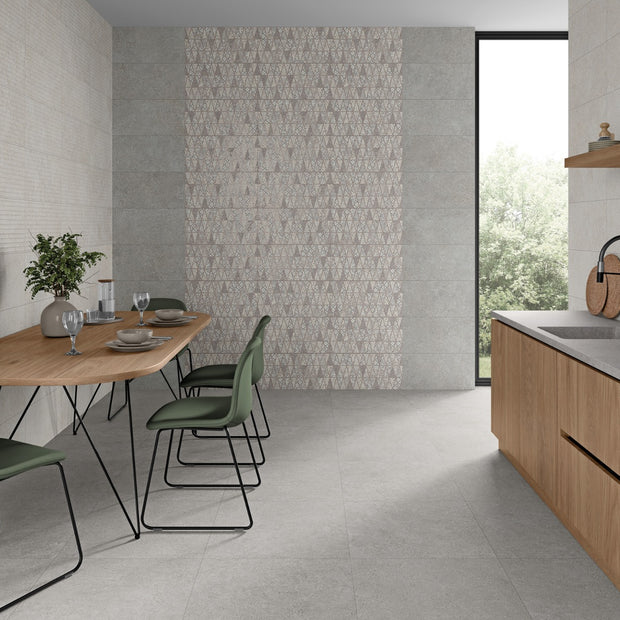 Kreta Grey 60x60cm, porcelain tile at Irwin Tiles