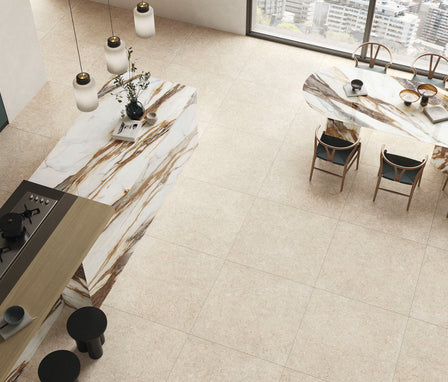Oikos Beige 60x60cm, porcelain tile sold by the box at Irwin Tiles