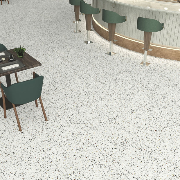 Tempo Mix Terrazzo 60x120cm, multi-colour matt tile at Irwin Tiles