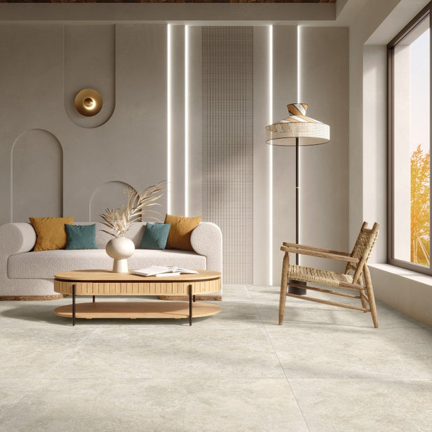 Theory White 60x120cm, matt tile at Irwin Tiles, view 9