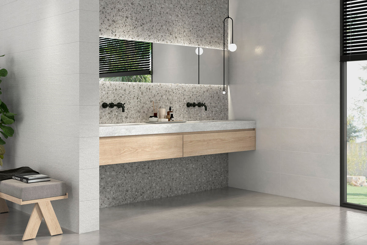 Decor Dorian Blanco 25 x 75cm, matt wall tile at Irwin Tiles