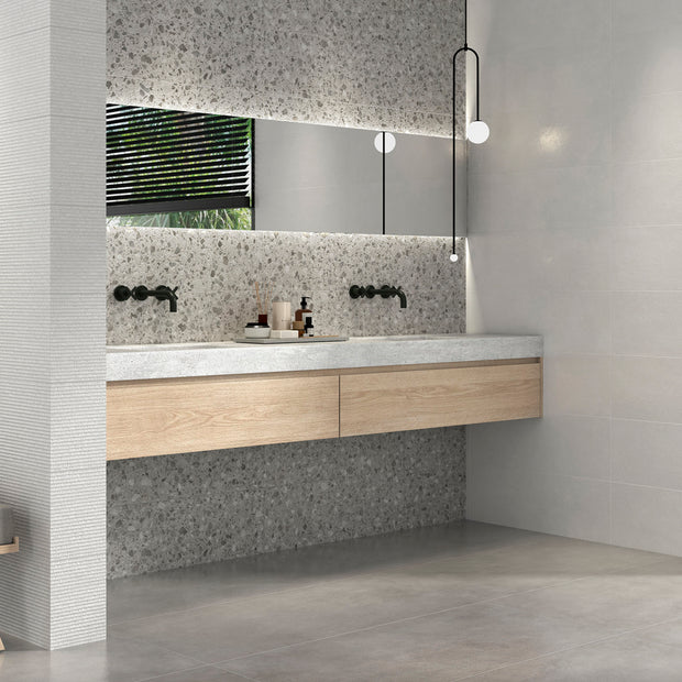 Decor Dorian Blanco 25 x 75cm, matt wall tile at Irwin Tiles
