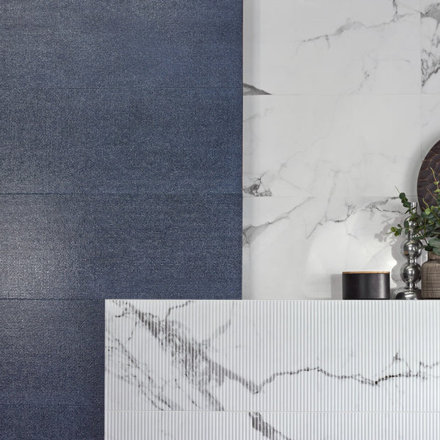 Bilma Azul 30 x 90cm, gloss wall tile at Irwin Tiles