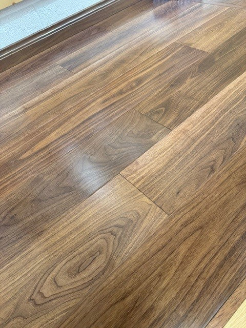 American Black Walnut Engineered 190mm, lacquered engineered wood flooring at Irwin Tiles
