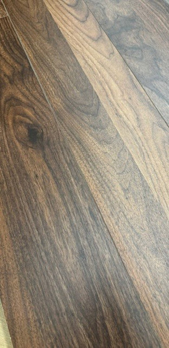 American Walnut 2-Strip Laminate 7mm, laminate flooring at Irwin Tiles