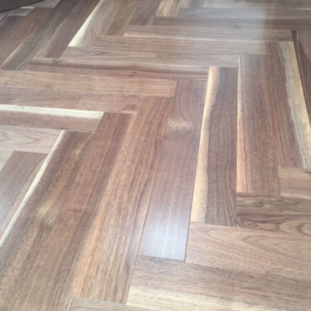 American Walnut Engineered Herringbone, engineered wood flooring at Irwin Tiles