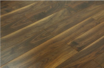 American Walnut 2-Strip Laminate 7mm, laminate flooring from Irwin Tiles, Co. Monaghan