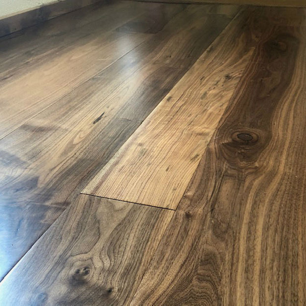 American Walnut - Random Widths, engineered wood flooring at Irwin Tiles