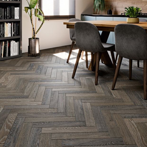 Ancona Chocolat 8 x 44.25cm, matt porcelain tile for kitchens, bathrooms and hallways at Irwin Tiles