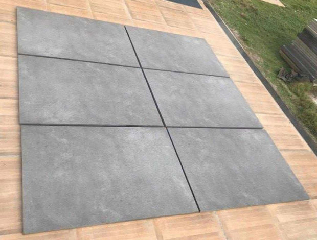 Aosta Grey 60 x 90 x 2cm, matt paving at Irwin Tiles