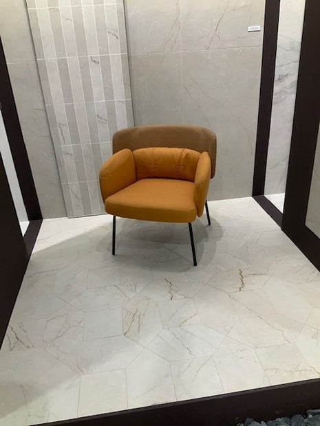 Aquarius Beige Cassettone 60x60cm, matt tile at Irwin Tiles
