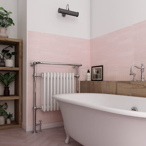 Arrow Blush Pink 5 x 25cm, ceramic tile at Irwin Tiles