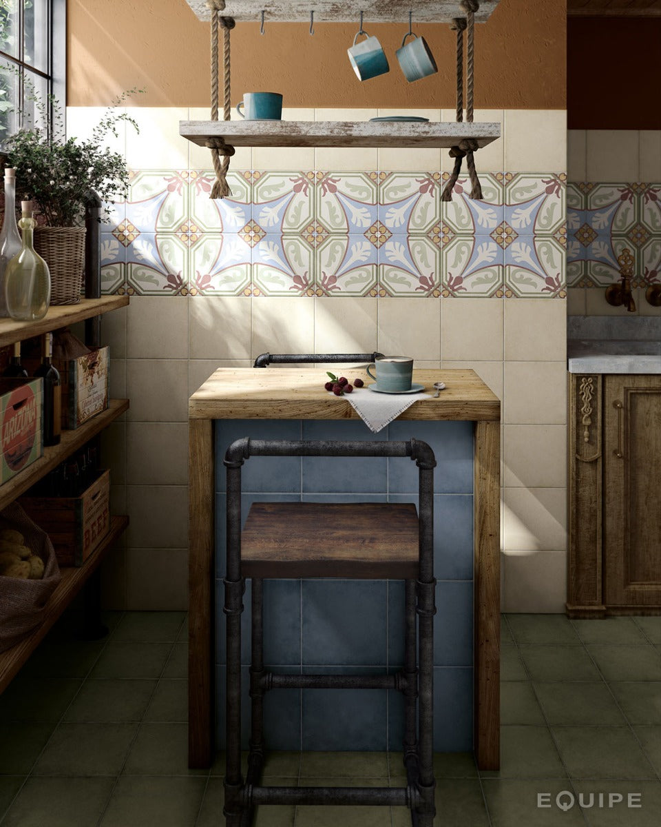 Art Nouveau Viena Colour 20 x 20cm, porcelain tile at Irwin Tiles