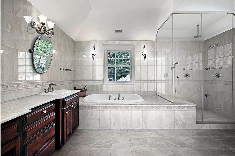 Listelo Aiken Grey 3 x 25, matt tile at Irwin Tiles