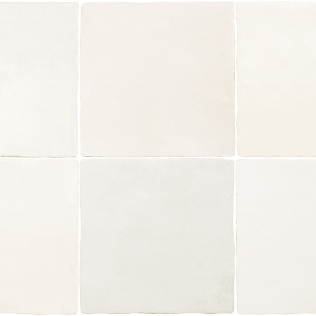 Spark White 13x13cm, matt wall tile at Irwin Tiles