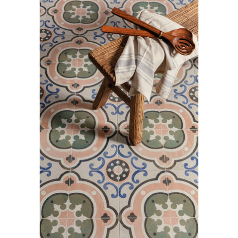 FS Barna Raval 45x45cm, multi-colour tile from Irwin Tiles, Co. Monaghan