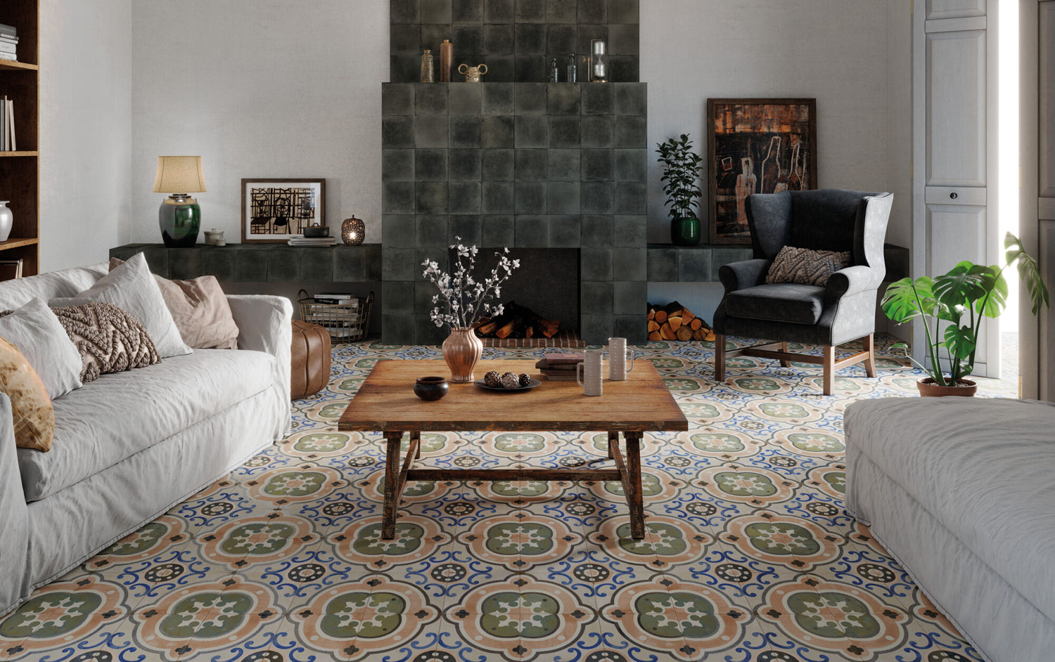 FS Barna Raval 45x45cm, ceramic tile at Irwin Tiles