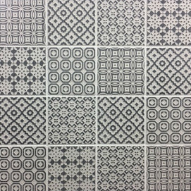 Batik Nero 10x10cm, matt tile at Irwin Tiles