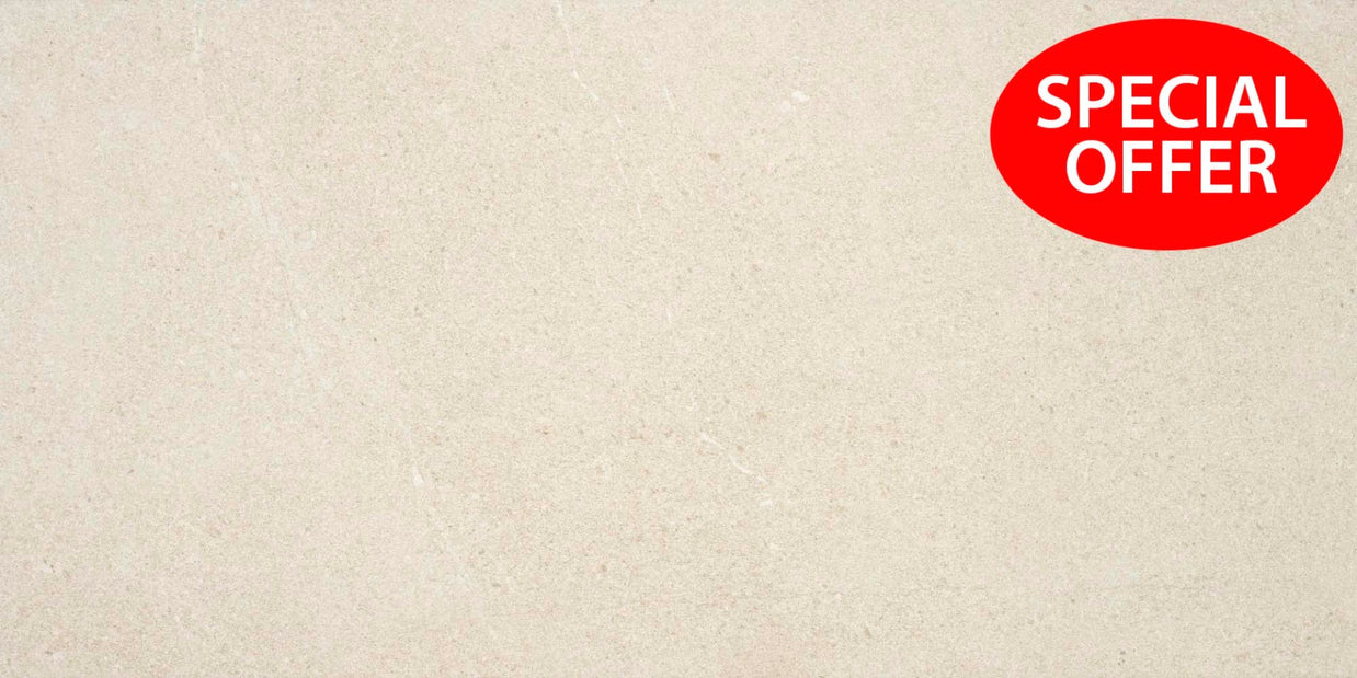 Bellevue Ivory Light 30 x 60cm, ceramic wall tile at Irwin Tiles
