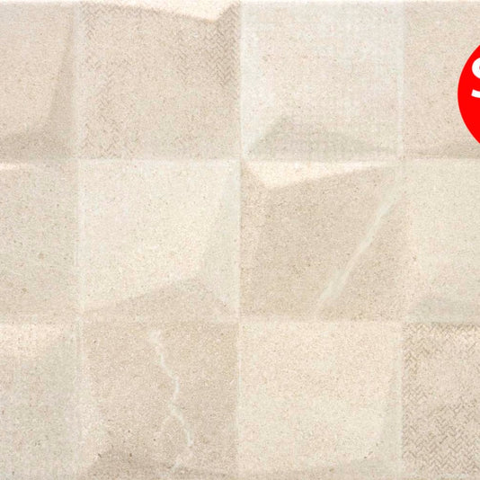 Bellevue Decor Ivory Light 30 x 60cm, matt ceramic wall tile for feature walls at Irwin Tiles