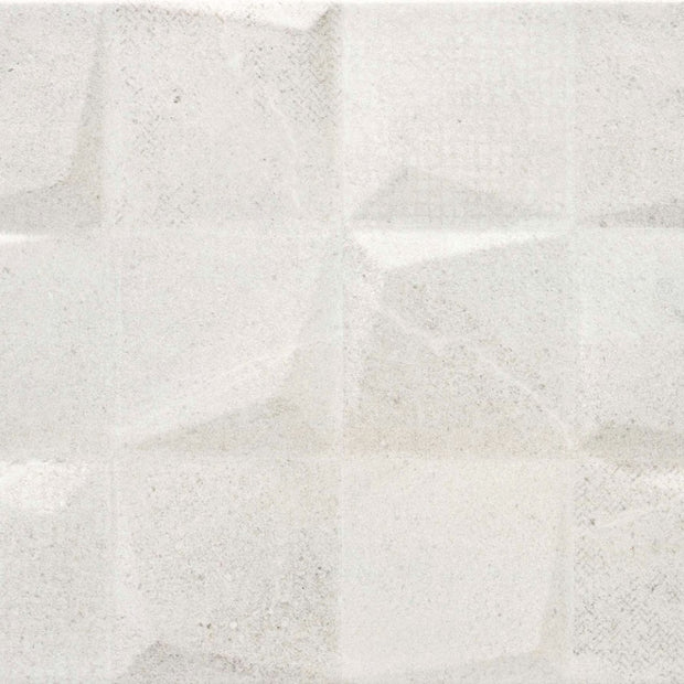 Bellevue Decor White Light 30 x 60cm, matt wall tile at Irwin Tiles