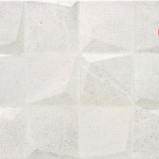 Bellevue Decor White Light 30 x 60cm, ceramic wall tile at Irwin Tiles
