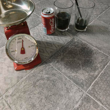 Ardoise Waikiki 20x20cm, grey matt tile at Irwin Tiles