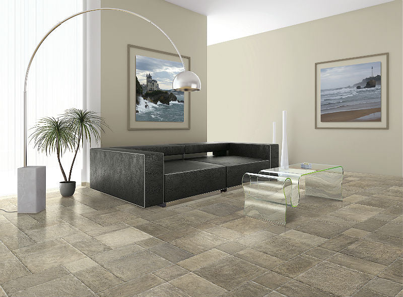 Melange 20 x 20cm, beige tile from Irwin Tiles, Co. Monaghan